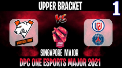 VP vs PSG.LGD Game 1 | Bo3 | Upper Bracket ONE Esports Singapore Major DPC 2021