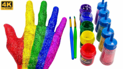 نقاشی رنگین کمانی دست - تفریحی...