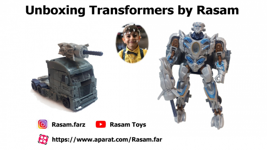 جعبه گشایی ربات تبدیل شونده رسام - ترنسفرمرز Truck Transformers Robot زمان281ثانیه