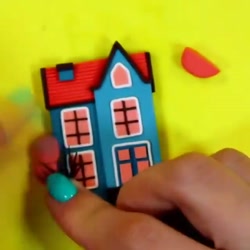 کاردستی قشنگ با خمیر بازی