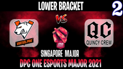 VP vs Quincy Game 2 | Bo3 | Lower Bracket ONE Esports Singapore Major DPC 2021