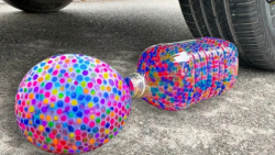 چالش خرد کردن وسایل زیر ماشین...