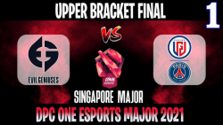 EG vs PSG.LDG Game 1 | Bo3 | Upper Bracket Final Singapore Major DPC 2021