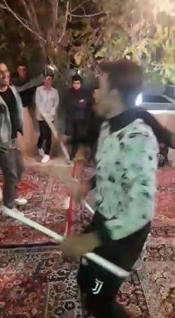 عروسی رقص چوب بازی بچه های افغ...