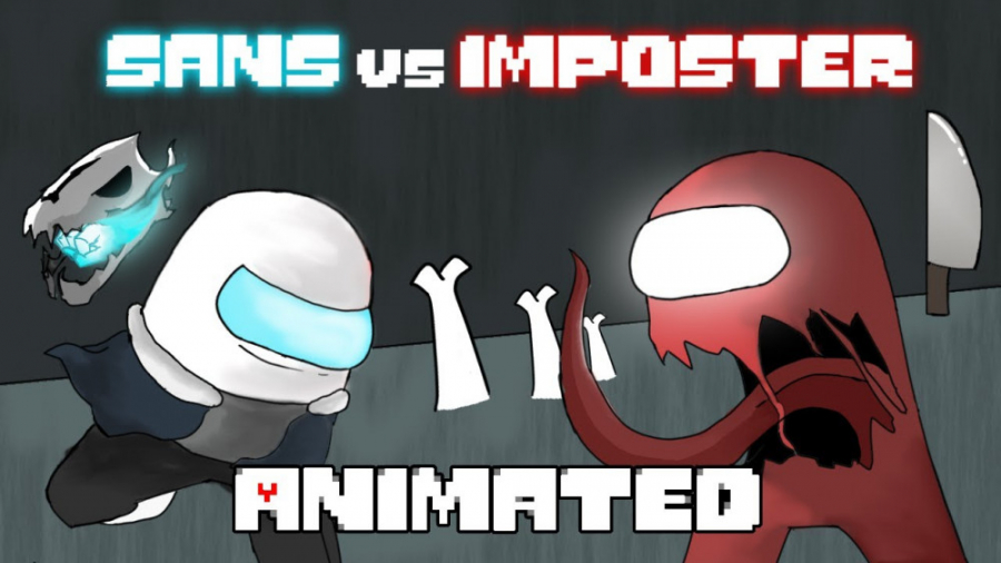 Among us tale Part 2 Sans vs Imposter Animation