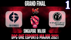 EG vs IG Game 1 | Bo5 | Grand Final ONE Esports Singapore Major DPC 2021