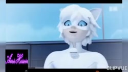 تبدیل گربه سیاه به سفید در انی...