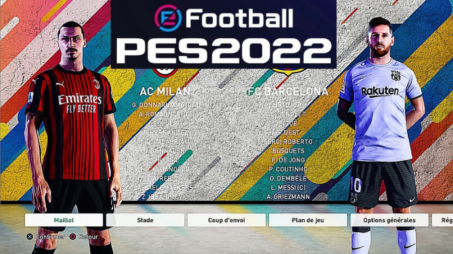 بارسلونا - میلان  PES 2021 PS5 MOD