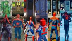 مقایسه برخورد به قطار در بازی های مرد عنکبوتی