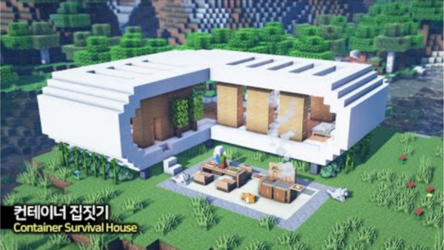 ساخت خانه مدرن ماین کرافت ( Minecraft)