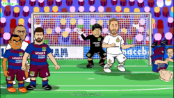 کارتون طنز اولین باری که زیدان بارسلونا را ویران کرد! (زیرنویس فارسی)