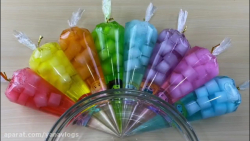 مخلوط کردن اسلایم شفاف جلی کیو...