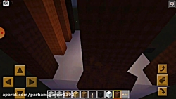 ساخت خانه با شکل ادم برفی در بازی mincraft