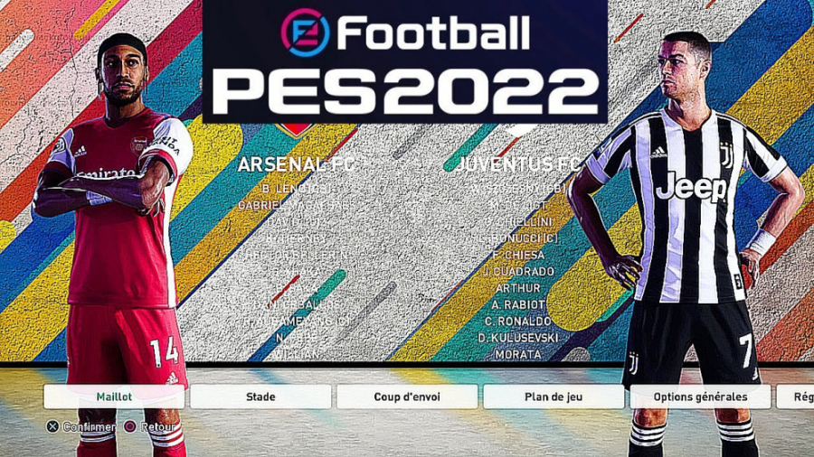 یوونتوس - آرسنال  PES 2022 PS5 MOD