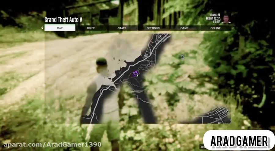 مکان اسلحه ی ارپیجی شاتگان و جلیقه ی ضد گلوله در بازی جی تی ای وی در PS4
