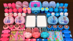 فروزن اسلایم  السای صورتی و آب...