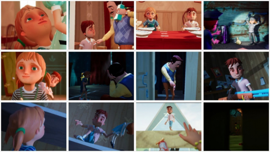 HELLO NEIGHBOR HIDE  SEEK ALL SECRETS تمام راز ها