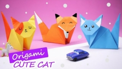 اوریگامی گربه و روباه با مزه
