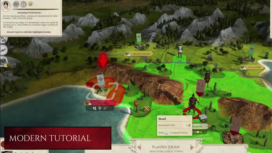 تریلر نمایش بهبودهای گیم پلی و منوهای بازی Total War: Rome Remastered