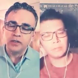 خواندن قسمتی از شعر فرنگیس توسط اندرو به صورت زنده