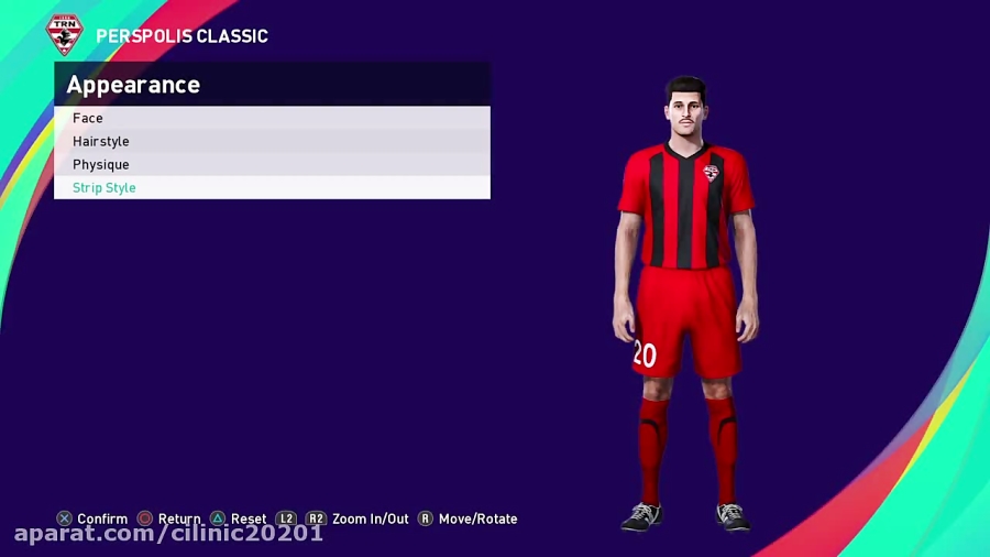 ساخت فیس علی دایی اقای گل جهان در pes21