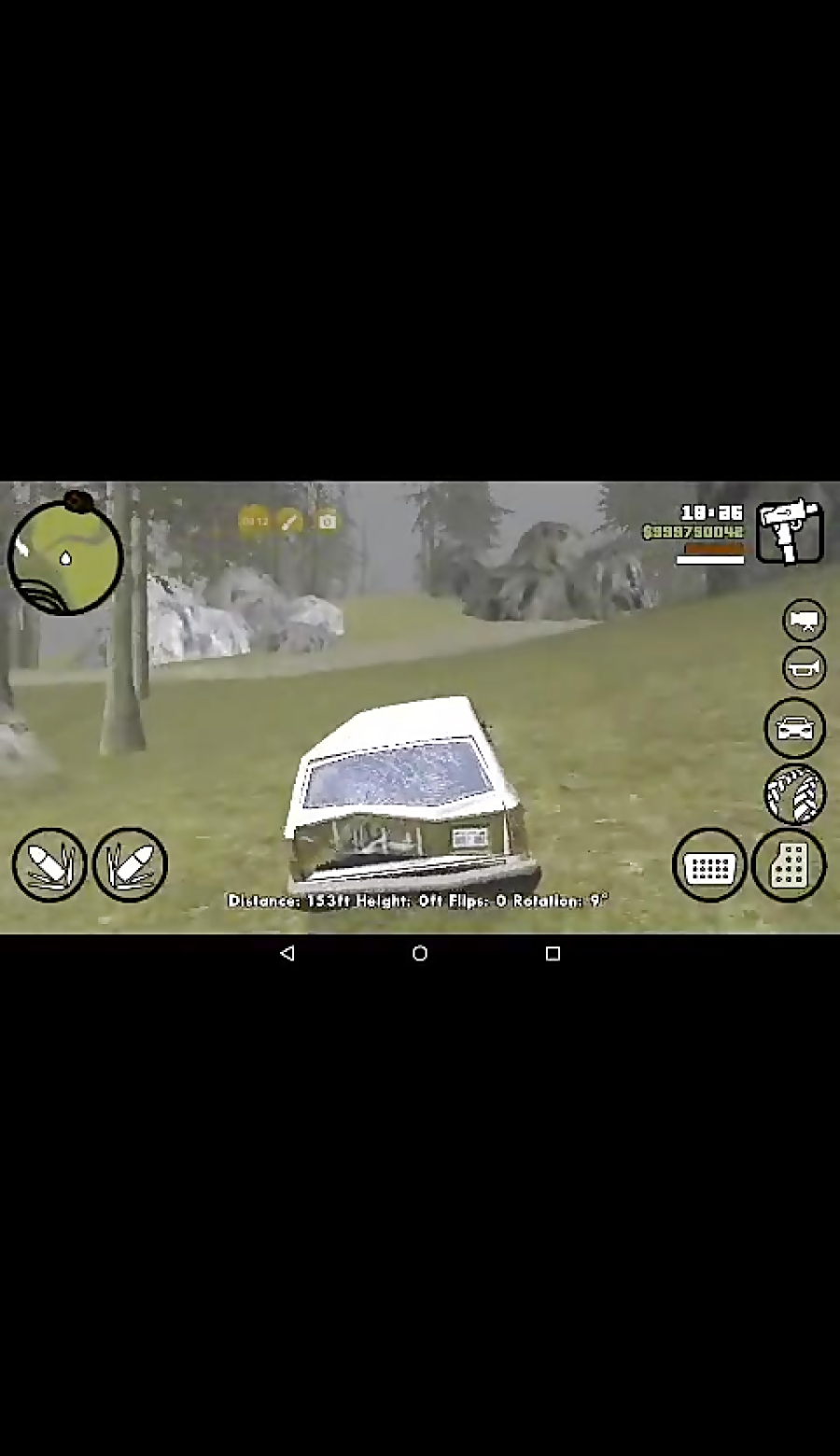رانندگی با یکی از بهترین ماشین های کوهی در کوهستان،در بازی GTA 5 اندروید