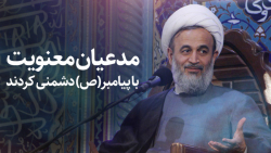 مدعیان معنویت با پیامبر دشمنی...