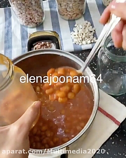 آموزش آشپزی خوراک لوبیا  بانوا...