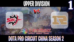 SAG vs RNG Game 1 | Bo3 | Dota Pro Circuit China Upper Division 2021