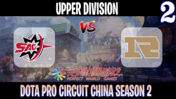 SAG vs RNG Game 2 | Bo3 | Dota Pro Circuit China Upper Division 2021