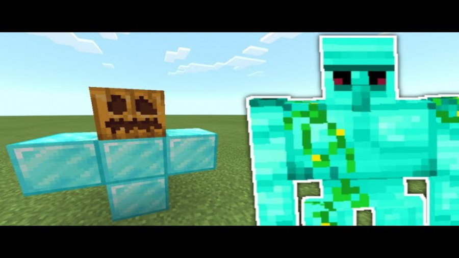 ماینکرافت آموزش احضار دایموند گالم و غول طلایی ماینکرفت ماین کرافت Minecraft