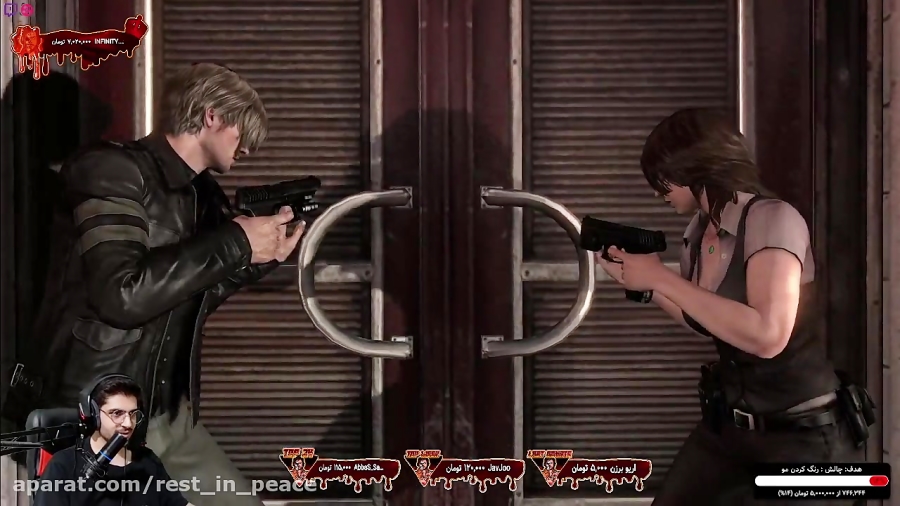 پارت 3 واکترو Resident Evil 6 زامبی عضله ای و زامبی چاقالو . . برگام
