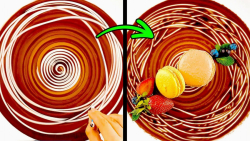 ایده زیبا برای تزئین غذا | ترف...