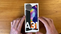 انباکس گوشی سامسونگ گلکسی a31