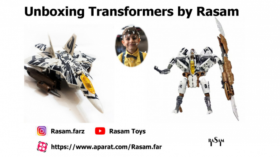 جعبه گشایی ربات تبدیل شونده رسام - ترنسفرمرز Starscream Transformers Robot زمان271ثانیه