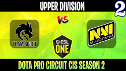 ESL One DPC CIS | TSpirit vs Navi Game 2 | Bo3 | Upper Division