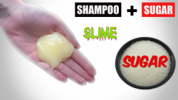 آموزش اسلایم با شامپو # مایع د...