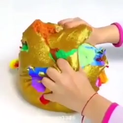 خمیر کلی رنگین کمونی