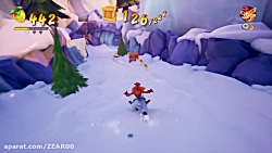 گیم پلی از دو مرحله سخت و جذاب Crash Bandicoot 4