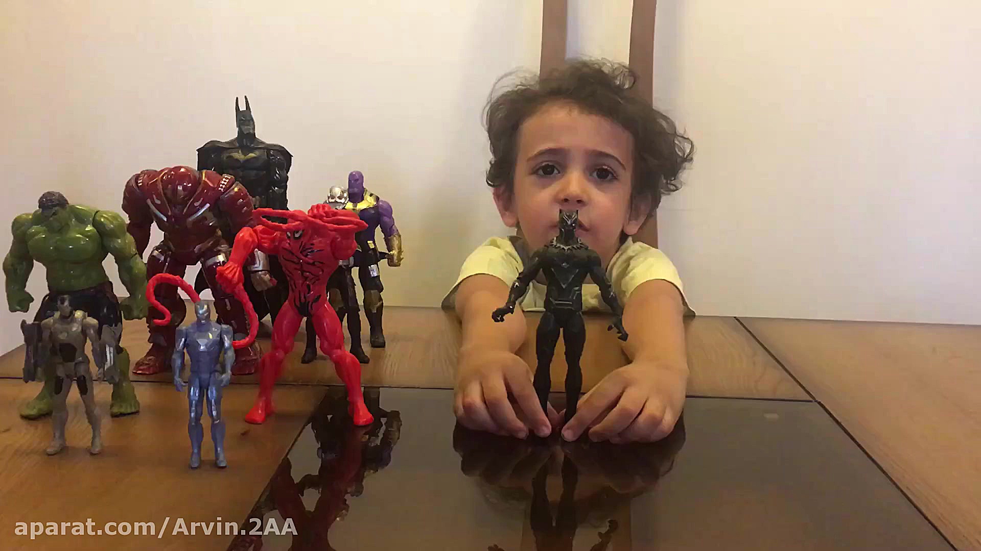 معرفی  اکشن فیگور پلنگ سیاه، black panther زمان80ثانیه