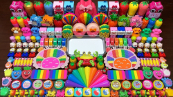 18 دقیقه مخلوط انواع اسلایم رن...