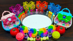 مخلوط وسایل آرایشی در اسلایم س...