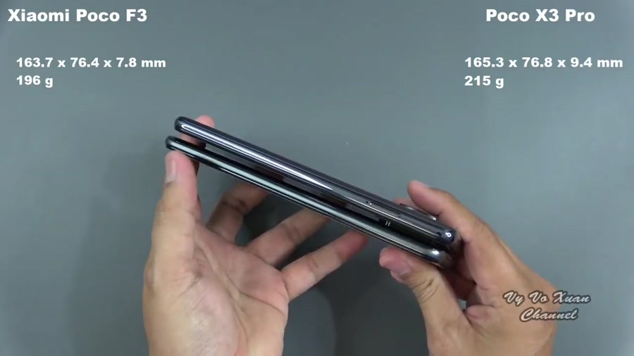 مقایسه گوشی Xiaomi Poco F3 VS Poco X3 pro