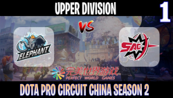 Elephant vs SAG Game 1 | Bo3 | PGL DPC SEA Upper Division 2021
