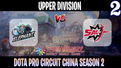 Elephant vs SAG Game 2 | Bo3 | PGL DPC SEA Upper Division 2021