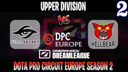DreamLeague S15 DPC EU | Secret vs HellBear Game 2 | Bo3 | Upper Division