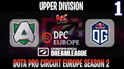 DreamLeague S15 DPC EU | Alliance vs OG Game 1 | Bo3 | Upper Division