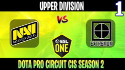 ESL One DPC CIS | Navi vs Extremum Game 1 | Bo3 | Upper Division