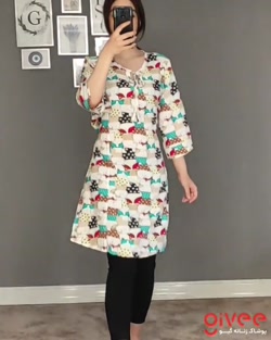 تونیک آستین سه ربع