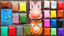 مخلوط اسلایم و خمیر کلی